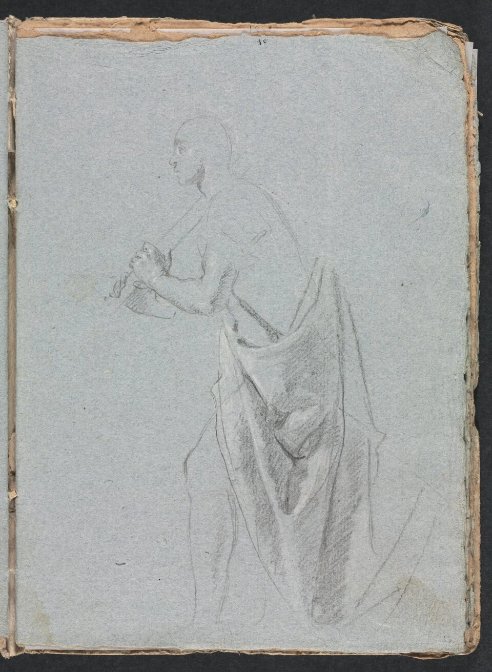 Uomo in piedi con drappeggio - Cleveland Museum of Art
